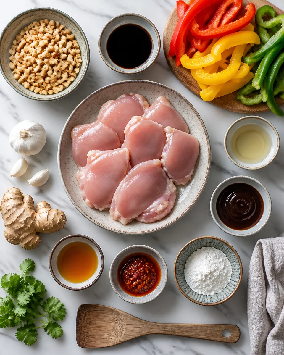 Easy Kung Pao Chicken — Spicy Peanut Stir Fry