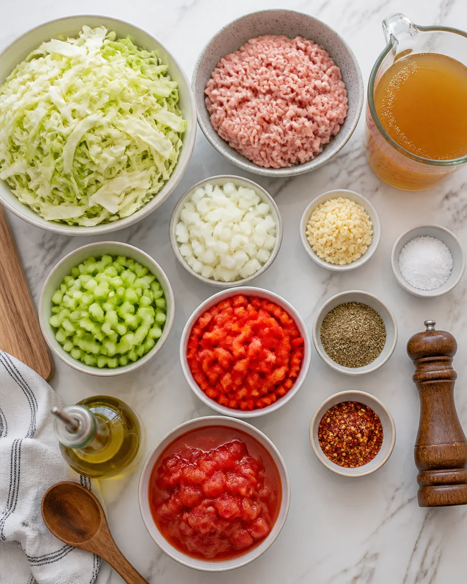 Easy Low Carb Cabbage Soup — Weight Loss