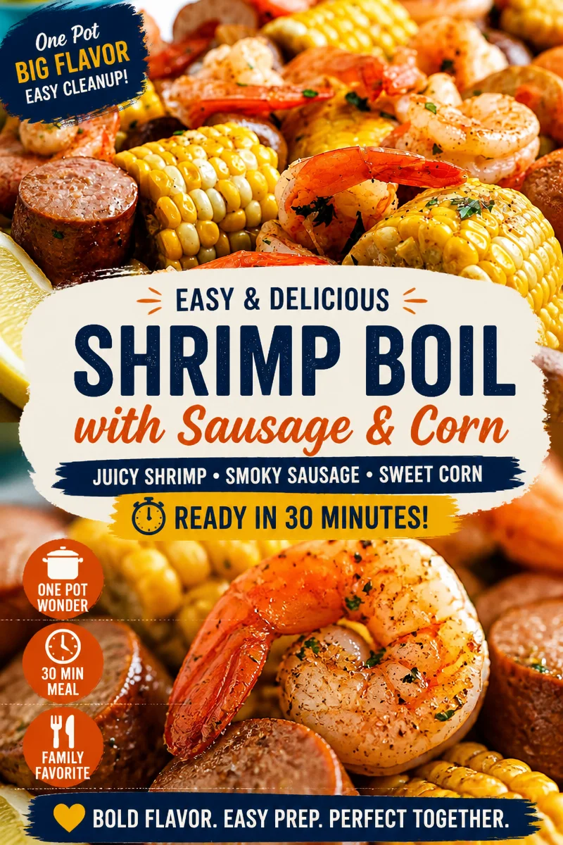 Easy Low Country Boil — Shrimp Corn Potato