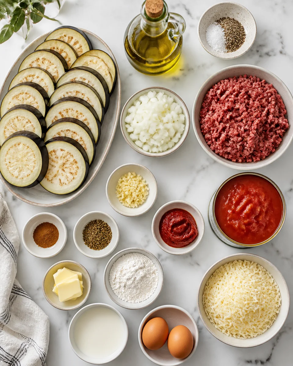 Easy Moussaka — Greek Eggplant Beef Bake