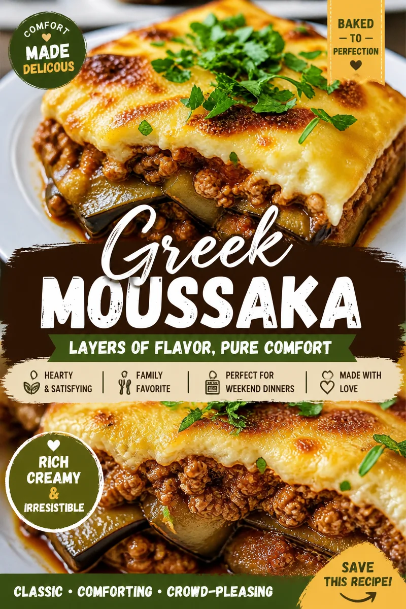 Easy Moussaka — Greek Eggplant Beef Bake