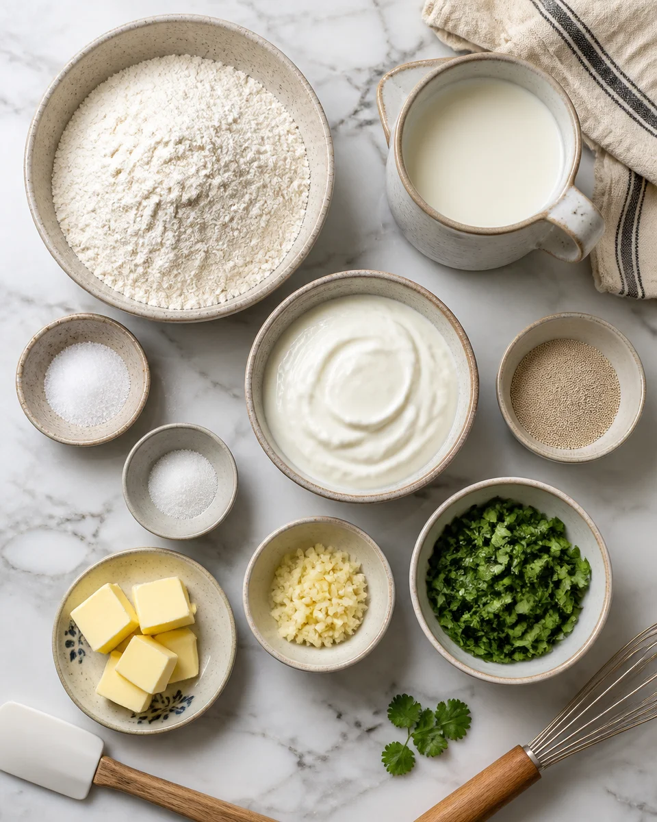 Easy Naan Bread — Soft Garlic Butter