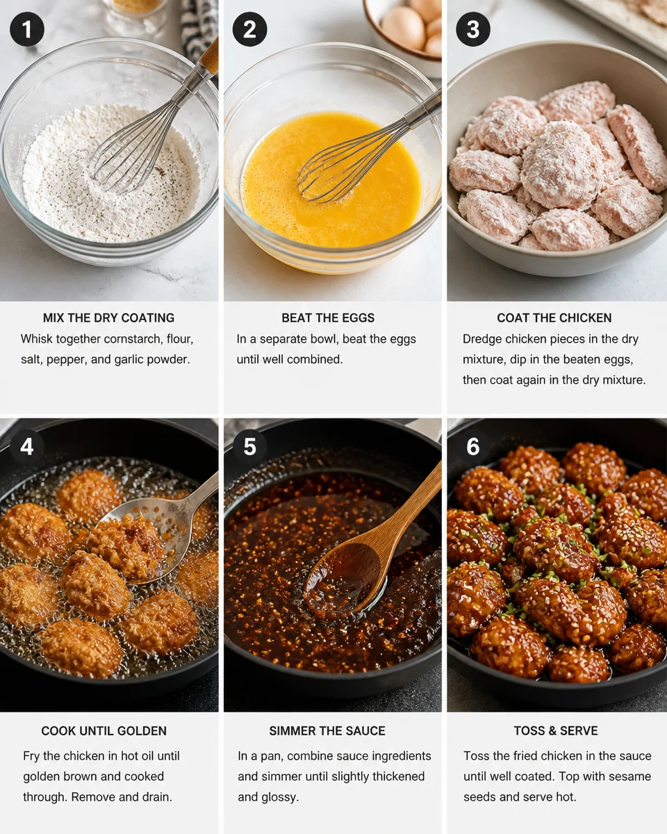 Easy Orange Chicken — Crispy Sweet Tangy