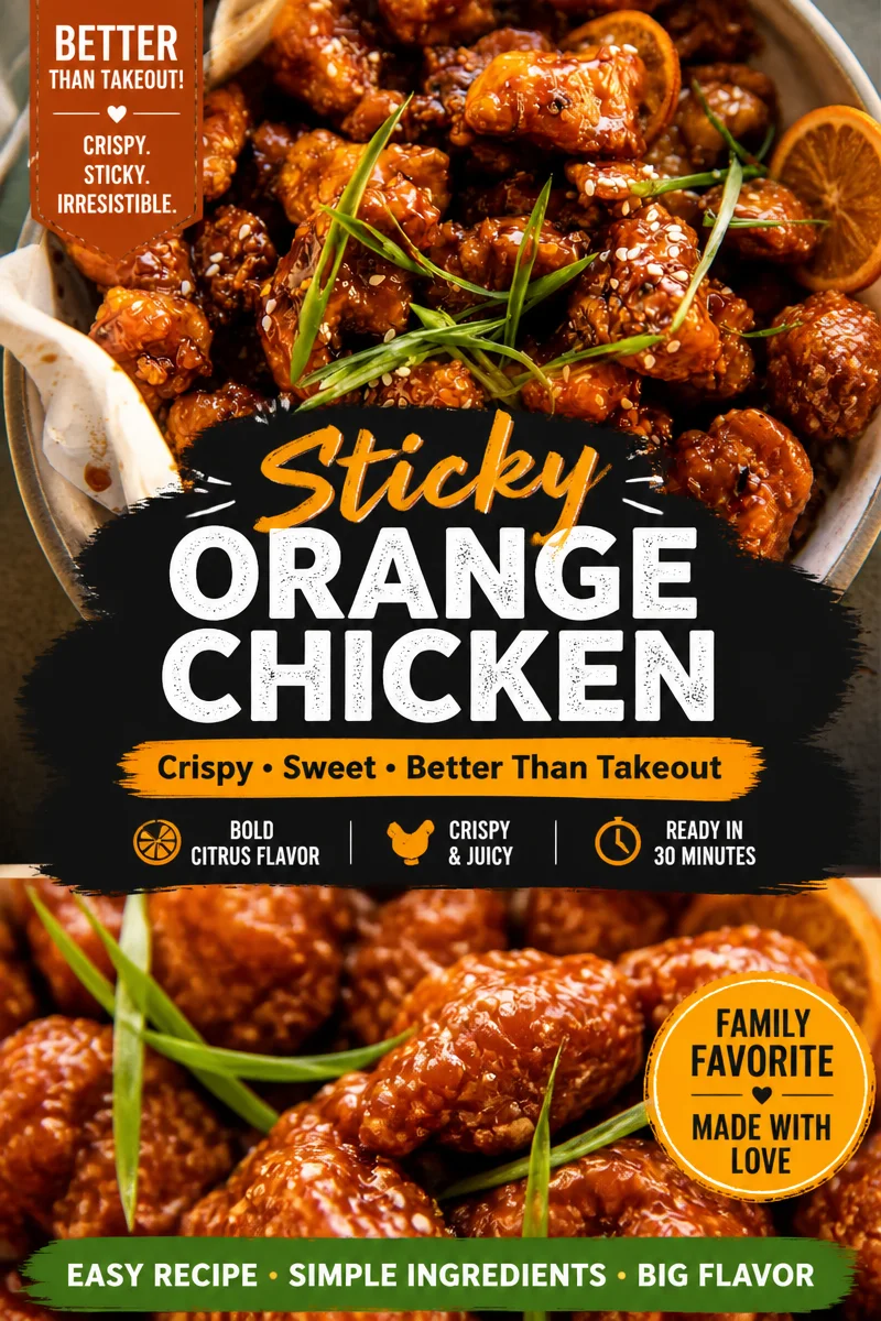 Easy Orange Chicken — Crispy Sweet Tangy