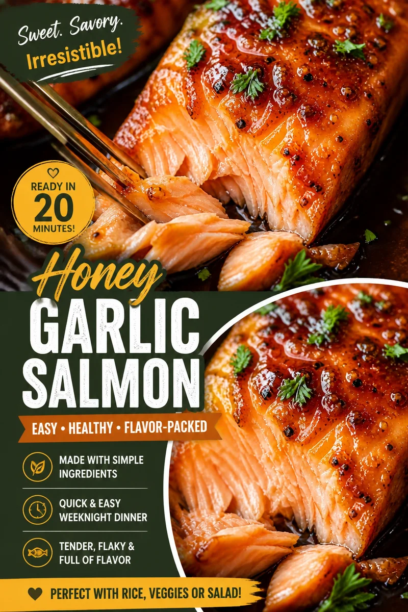 Easy Pan Seared Salmon — Honey Soy Glaze