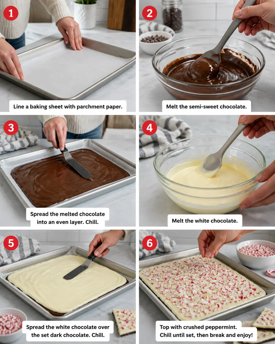 Easy Peppermint Bark — 3 Ingredient