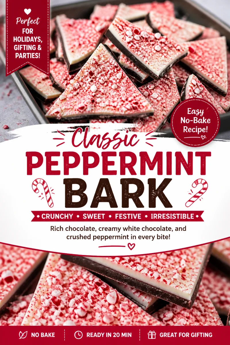 Easy Peppermint Bark — 3 Ingredient