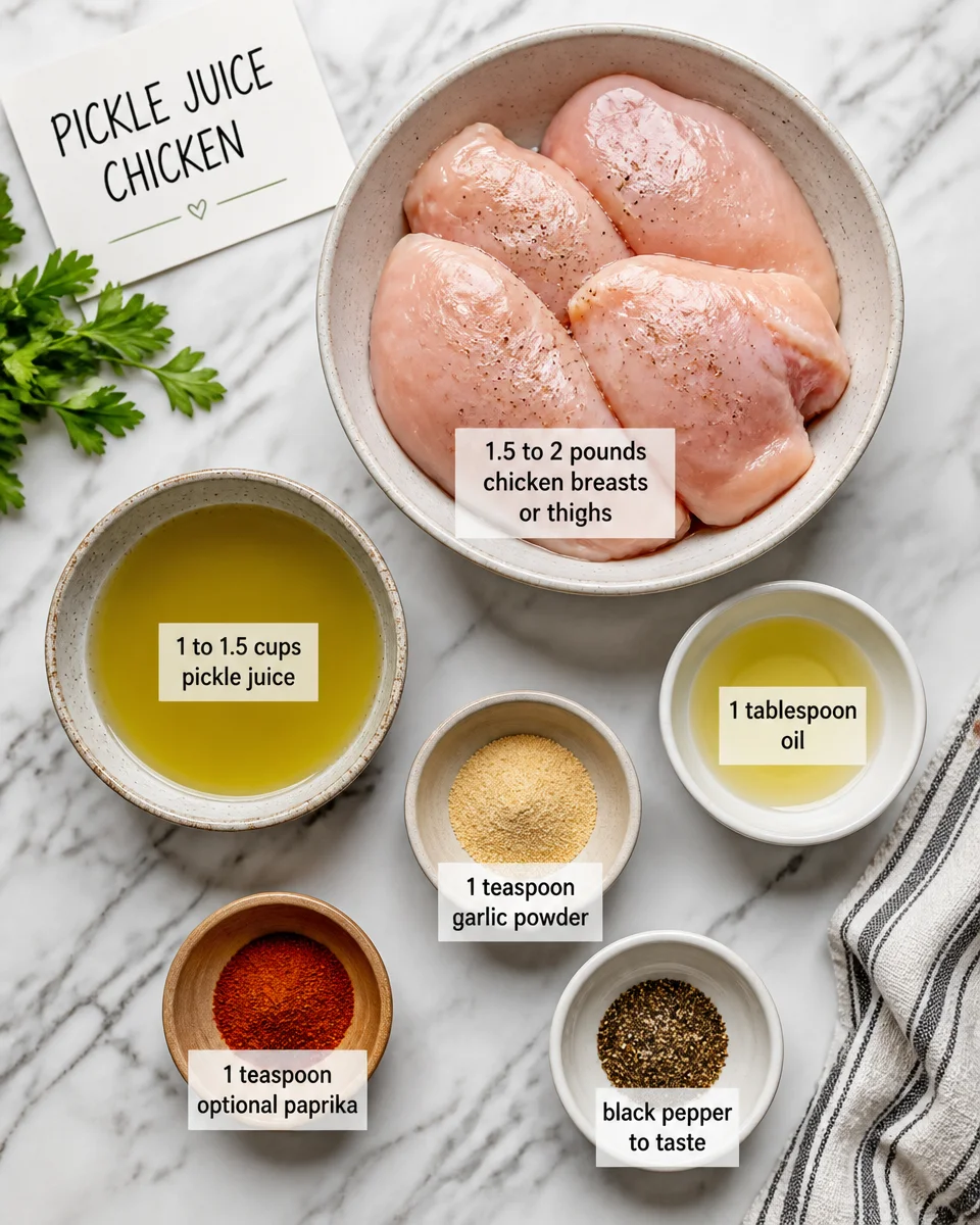 Easy Pickle Juice Chicken — Marinated Juicy Grilled