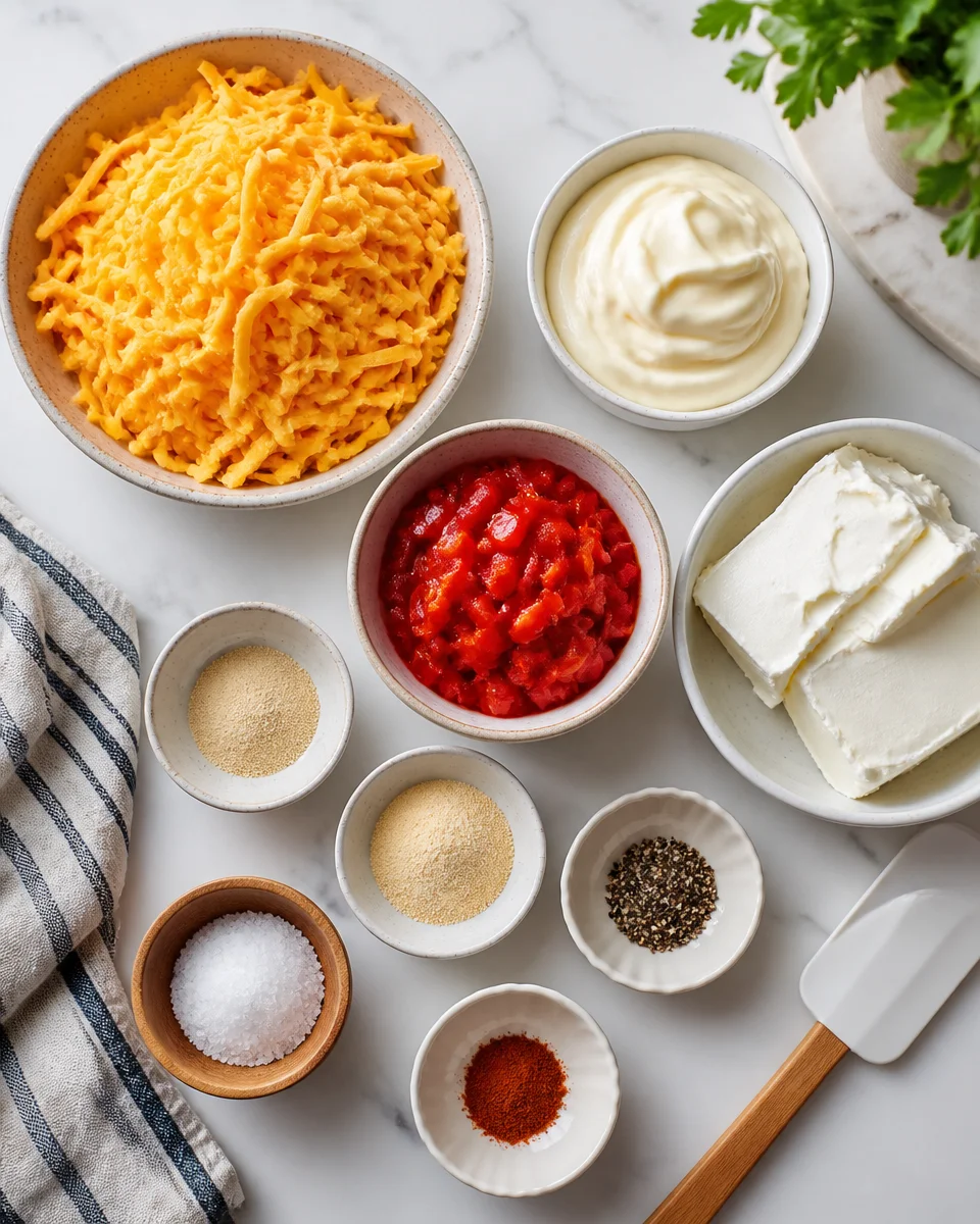 Easy Pimento Cheese — Southern Spread Dip