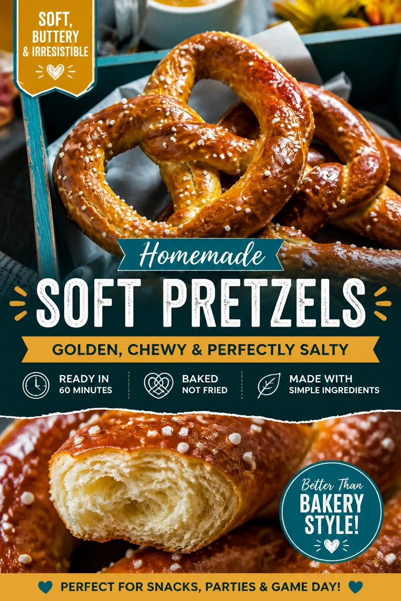 Easy Pretzel Bread — Soft Bavarian Style