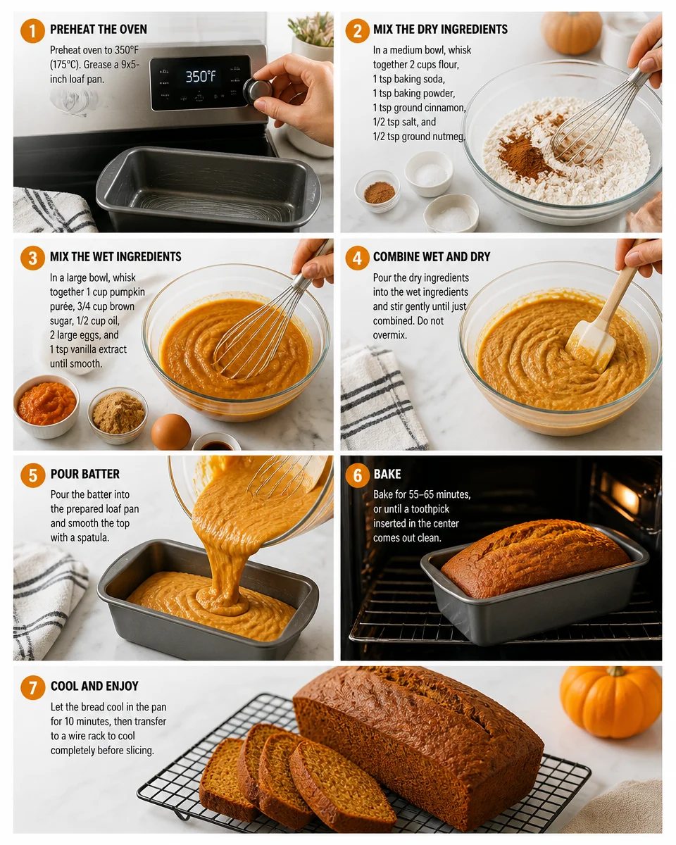 Easy Pumpkin Bread — Moist Spiced Fall Loaf