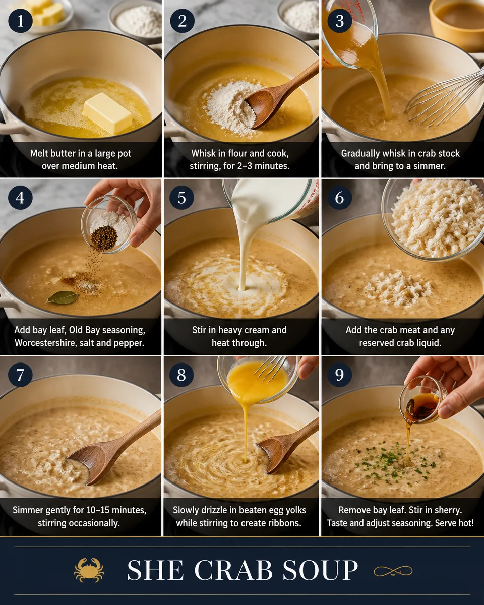 Easy She Crab Soup — Charleston Style Bisque