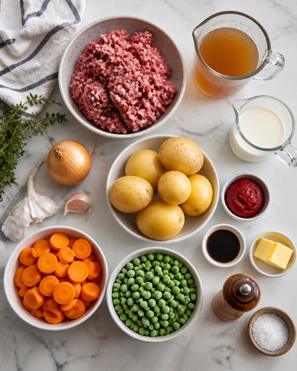 Easy Shepherd's Pie — Ground Lamb Mashed Potato Top