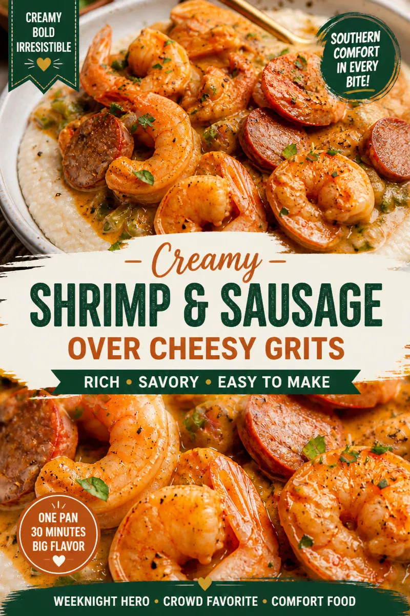 Easy Shrimp and Grits — Southern Creamy Comfort