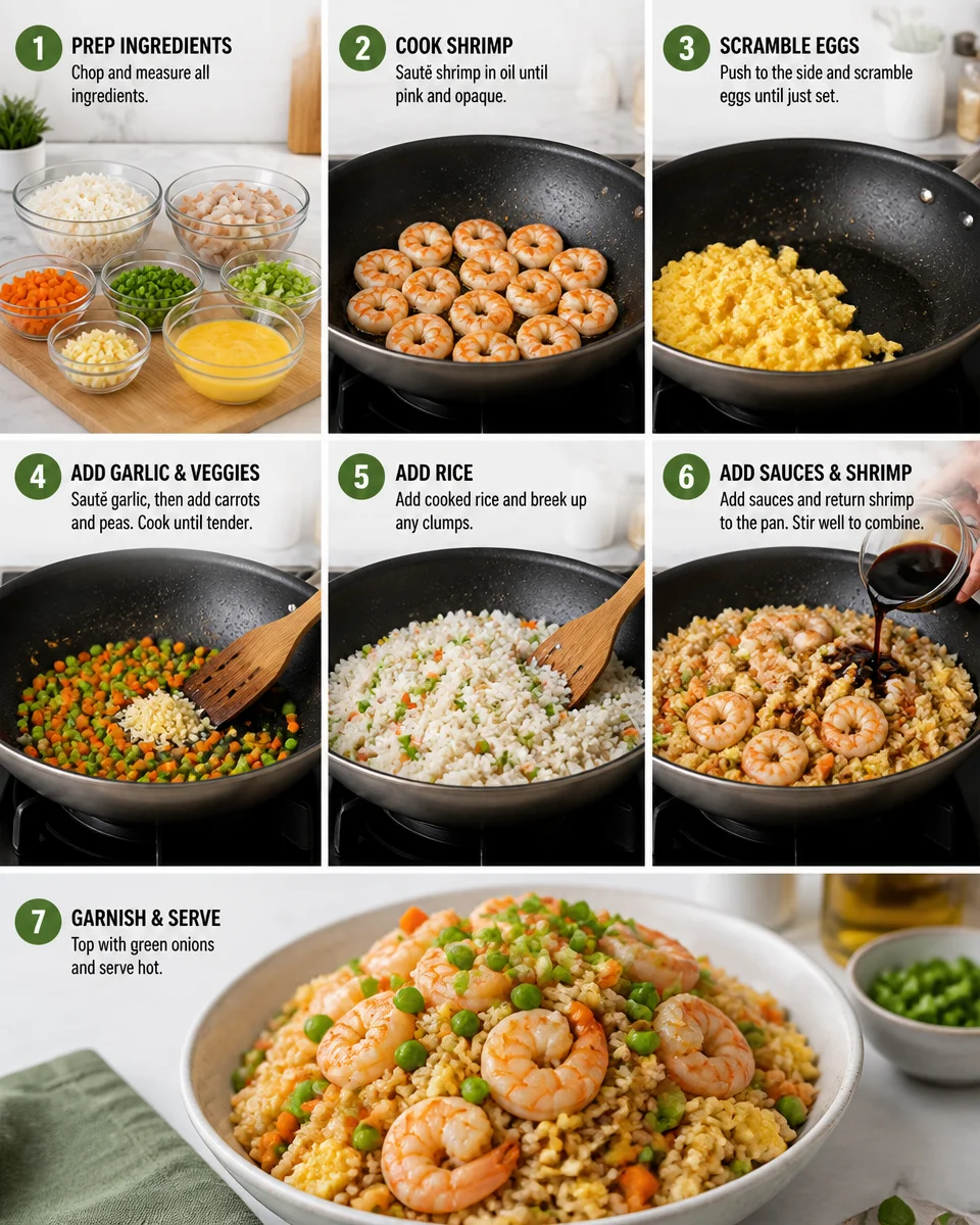 Easy Shrimp Fried Rice — Better Than Takeout