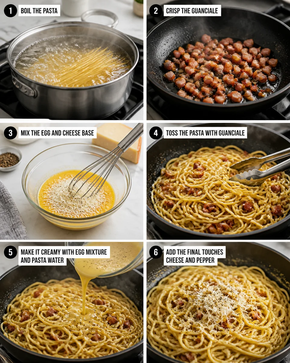 Easy Spaghetti Carbonara — Authentic Roman Recipe