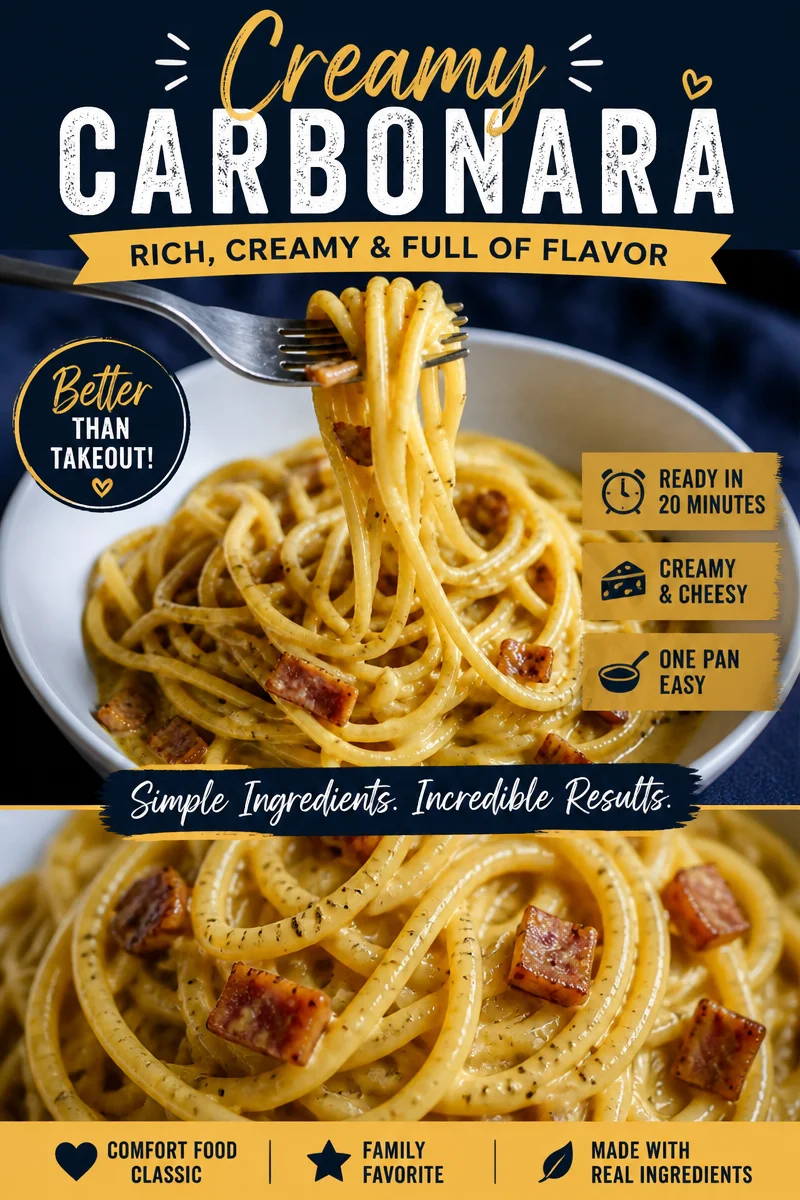 Easy Spaghetti Carbonara — Authentic Roman Recipe