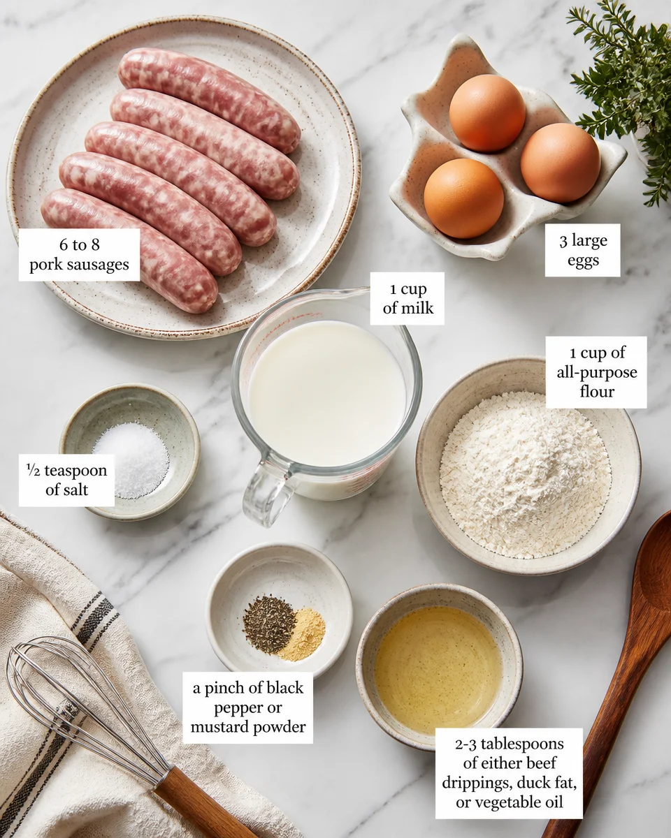 Easy Toad in the Hole — British Sausage Yorkshire