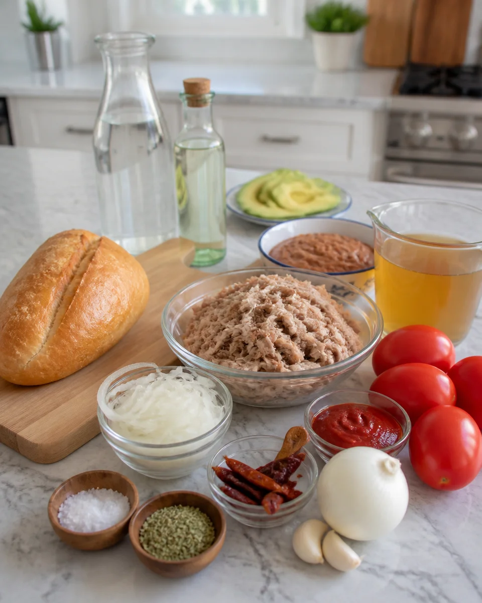 Easy Torta Ahogada — Mexican Drowned Sandwich