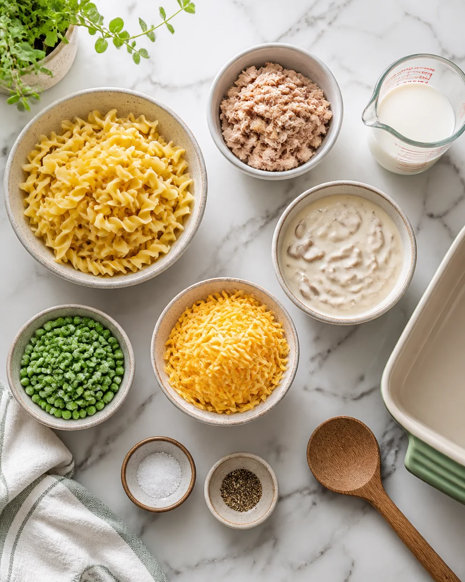 Easy Tuna Casserole — Creamy Noodle Comfort Bake