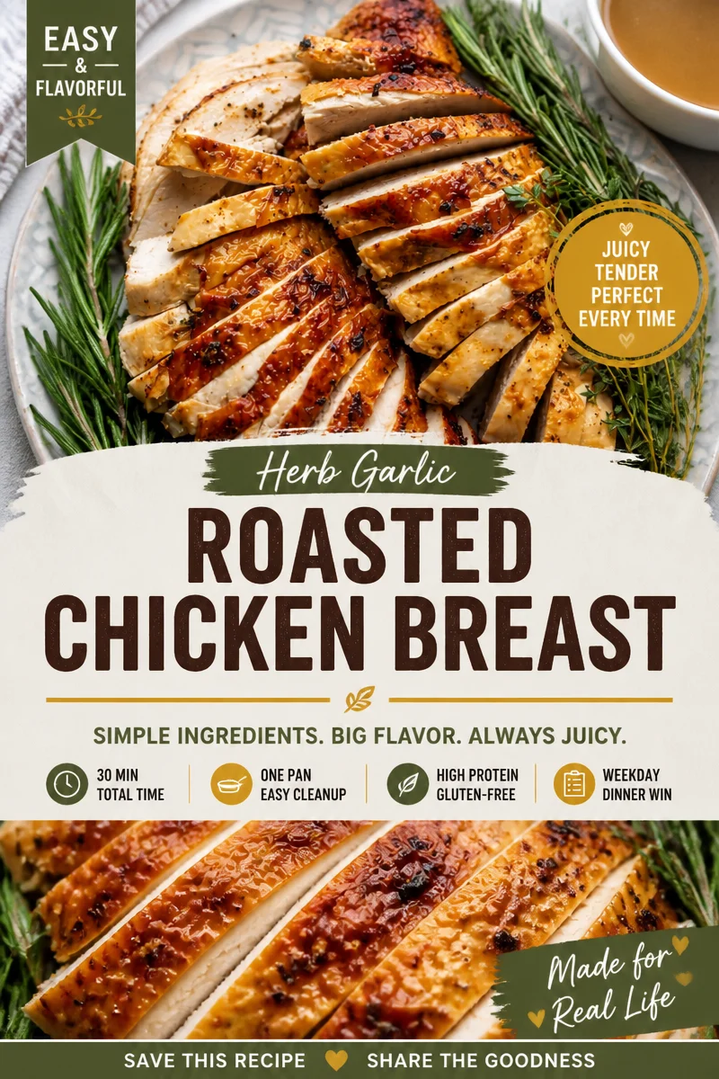 Easy Turkey Breast — Oven Roasted