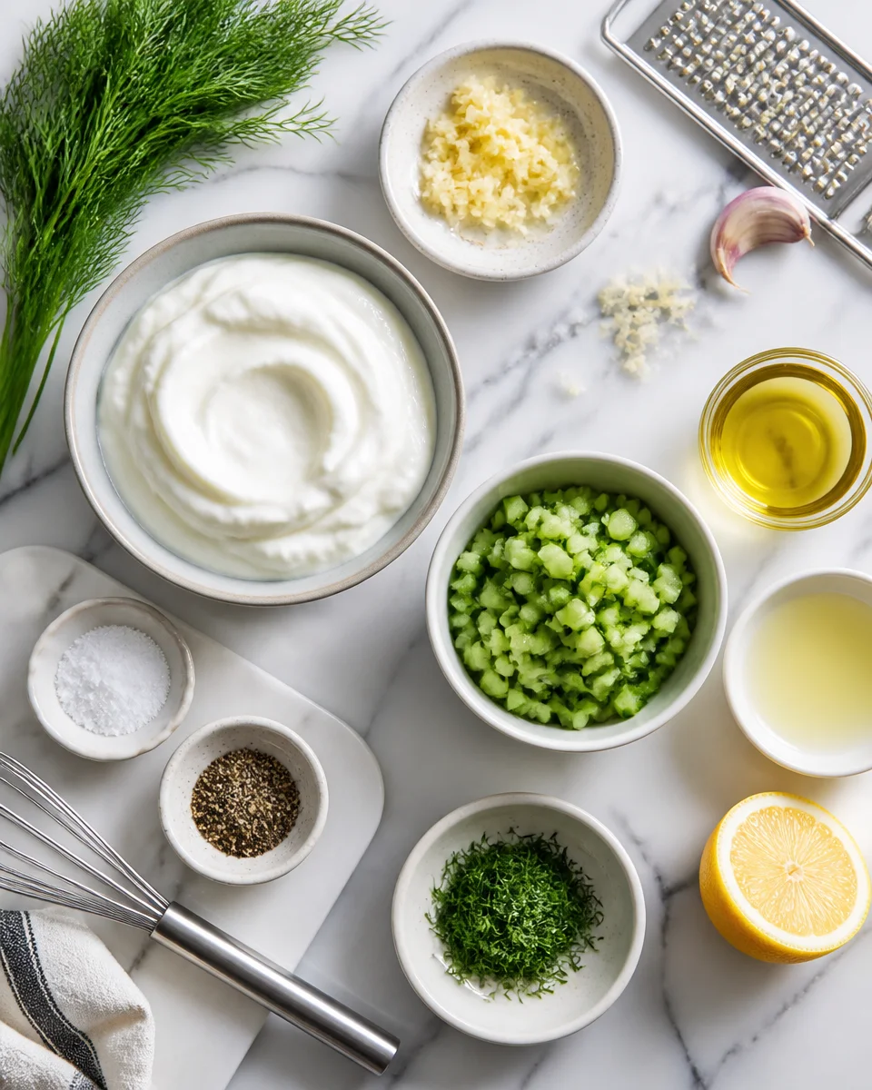 Easy Tzatziki Sauce — Greek Cucumber Yogurt