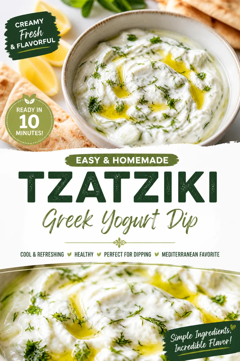 Easy Tzatziki Sauce — Greek Cucumber Yogurt