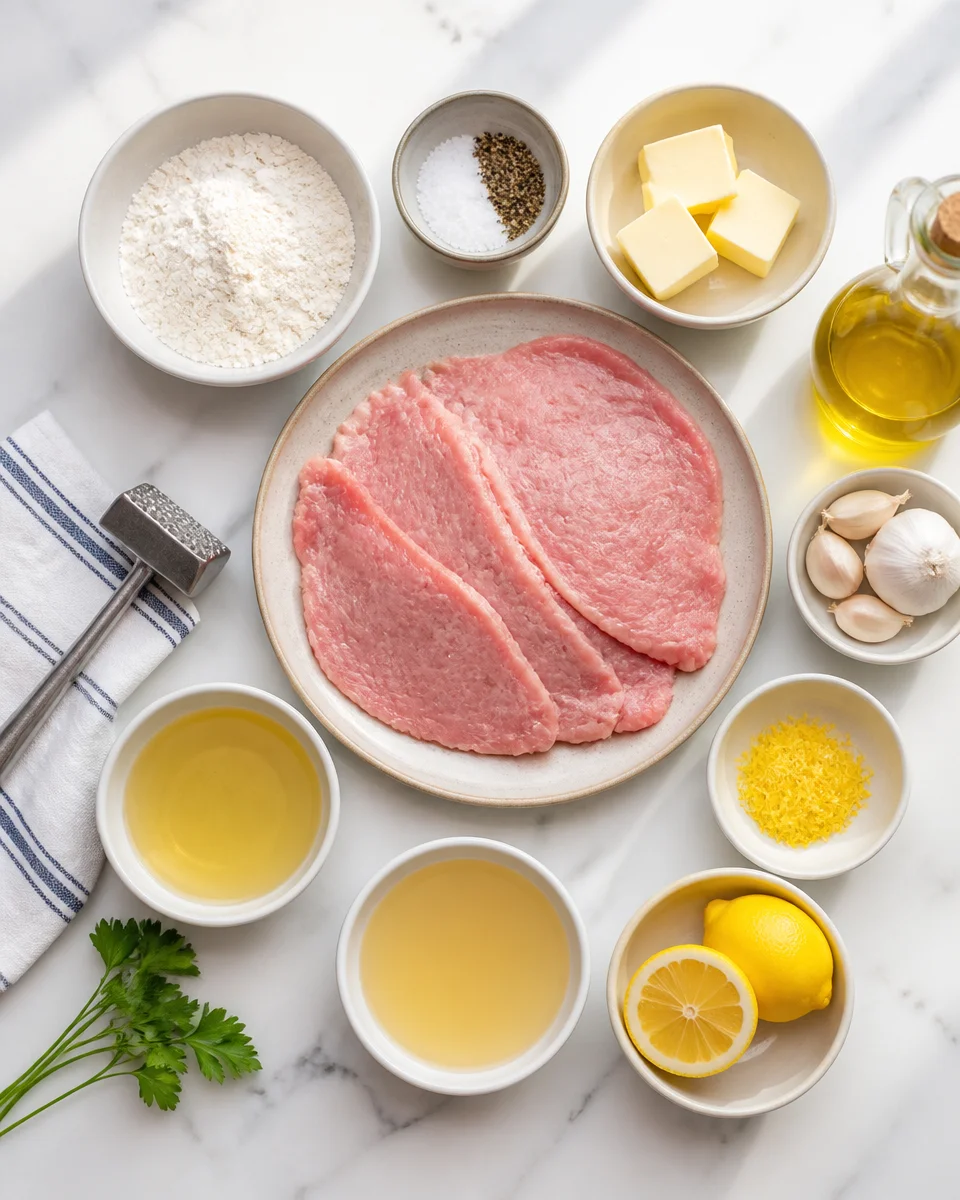 Easy Veal Scaloppine — Lemon Butter Sauce