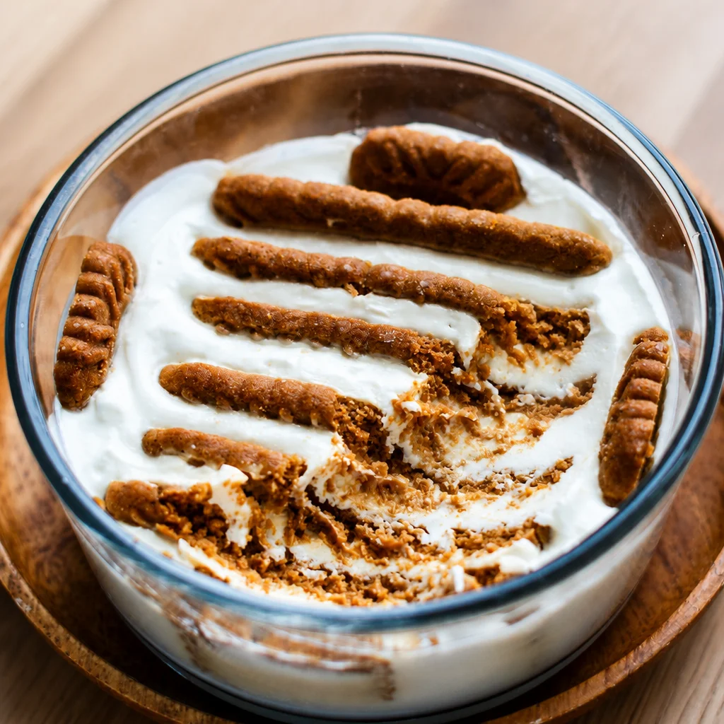 Viral 2-Ingredient Japanese Cheesecake made with Greek yogurt and cookies.
