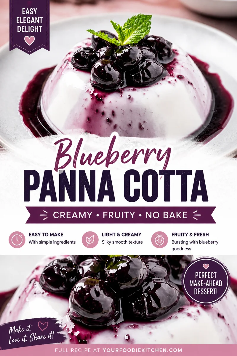 Classic Panna Cotta with Berry Sauce