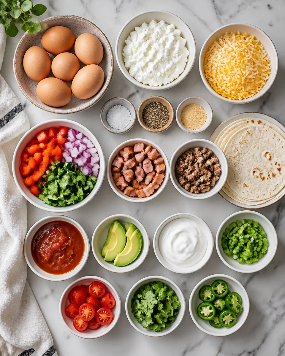 Cottage Cheese Tacos (High Protein Breakfast)