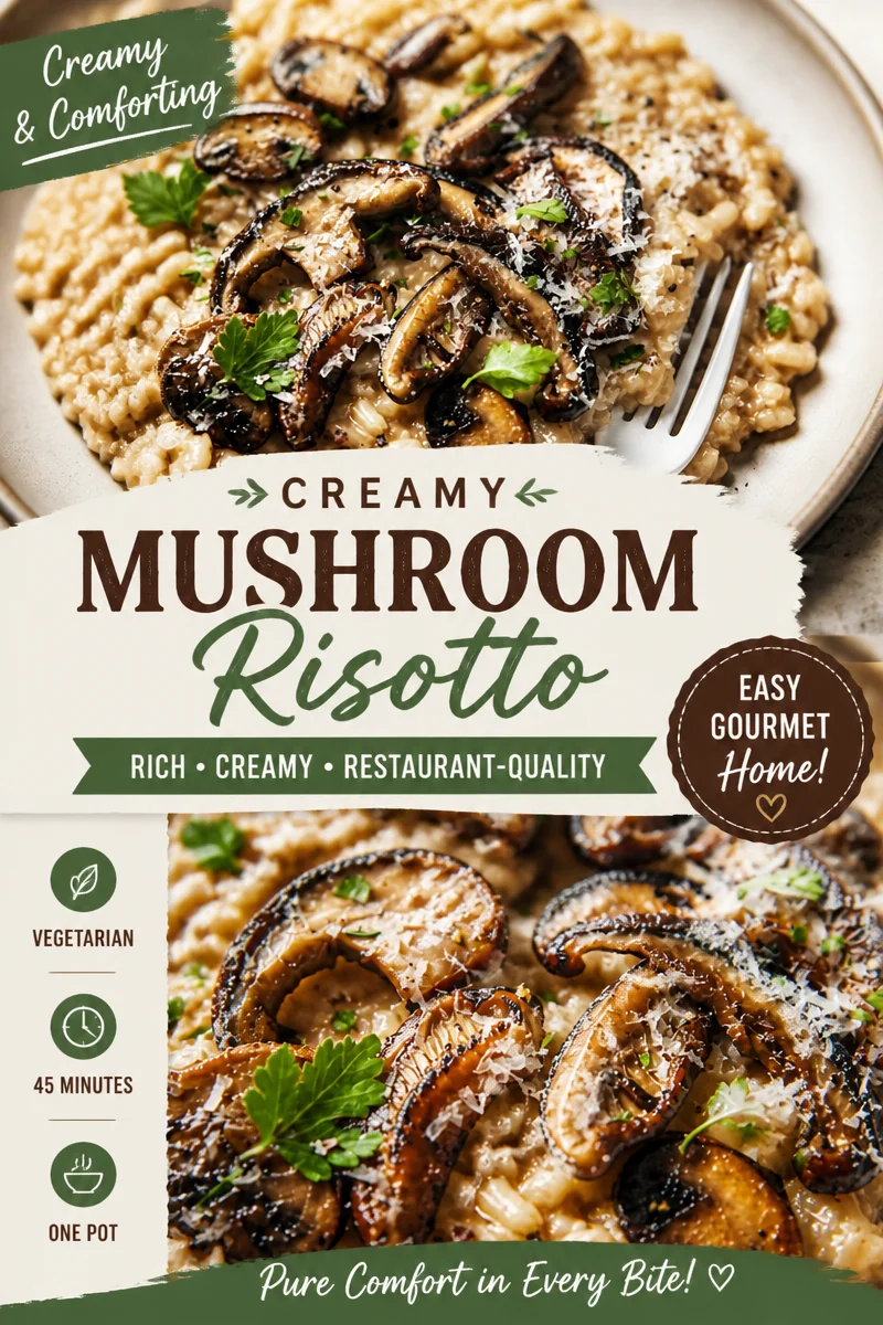 Creamy Mushroom Risotto