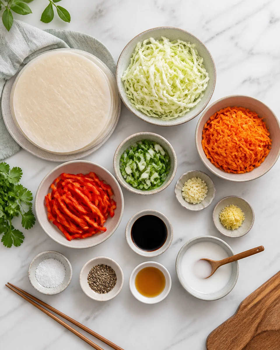 Crispy Vegetable Spring Rolls