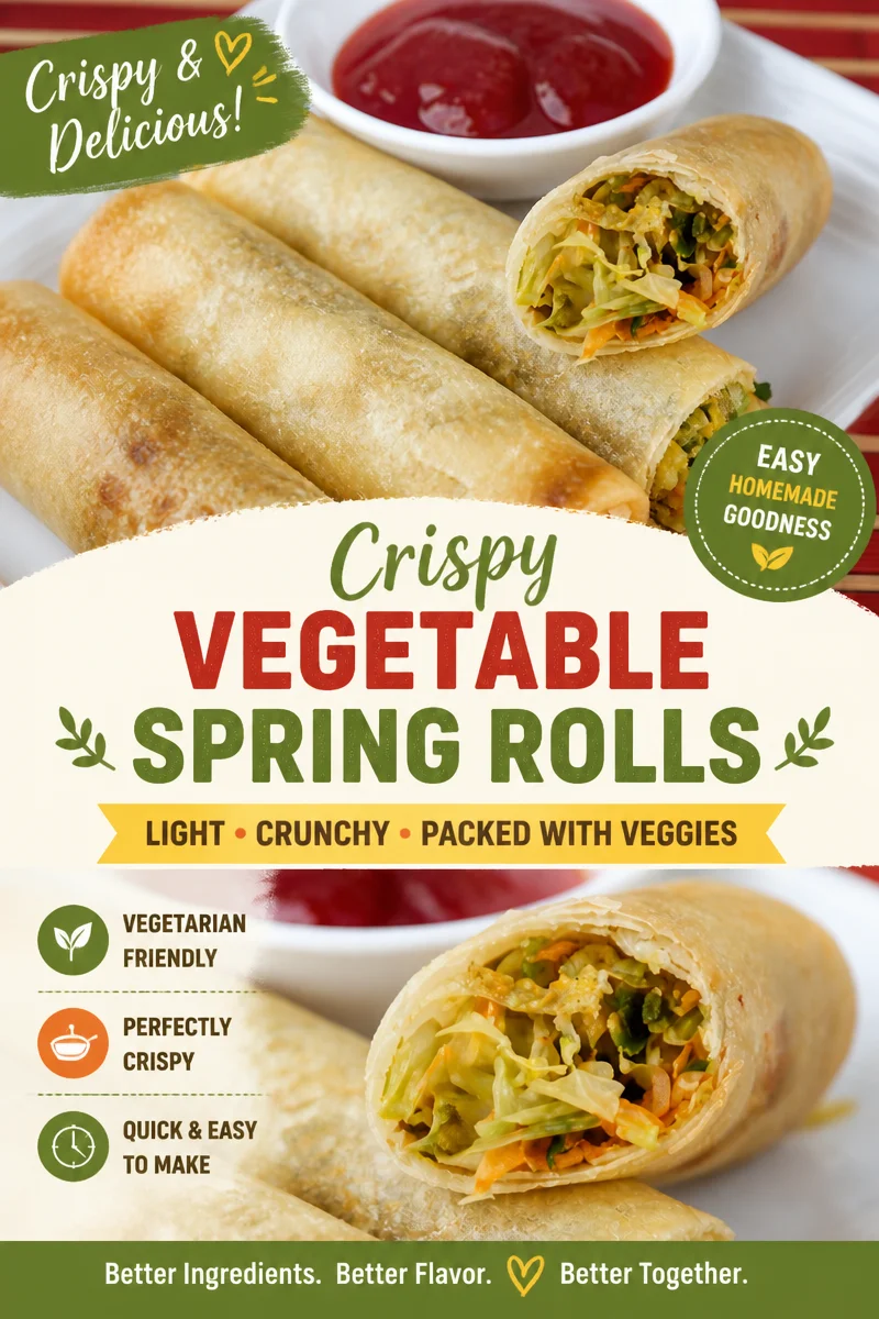Crispy Vegetable Spring Rolls