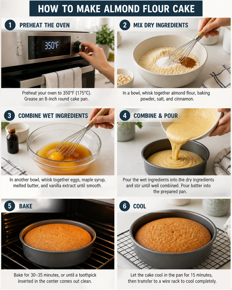 Easy Almond Flour Cake — Moist Low Carb