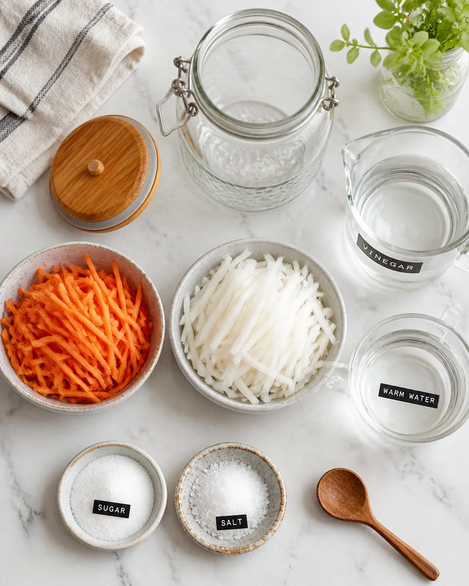 Easy Banh Mi with Pork — Vietnamese Pickled Veggie