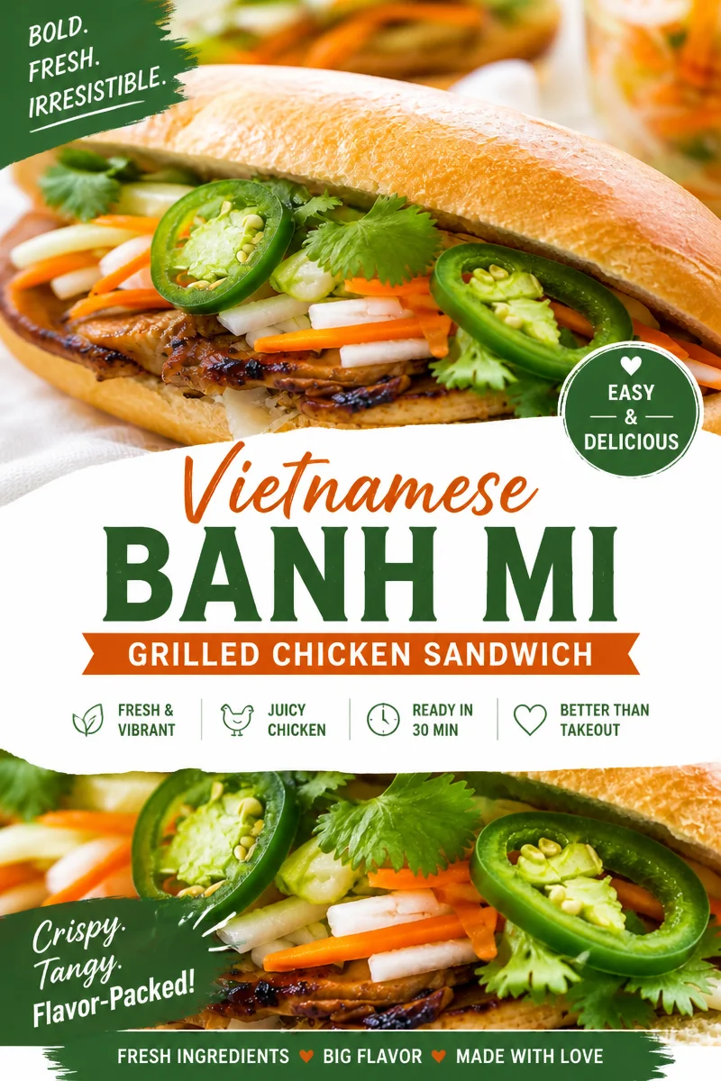 Easy Banh Mi with Pork — Vietnamese Pickled Veggie