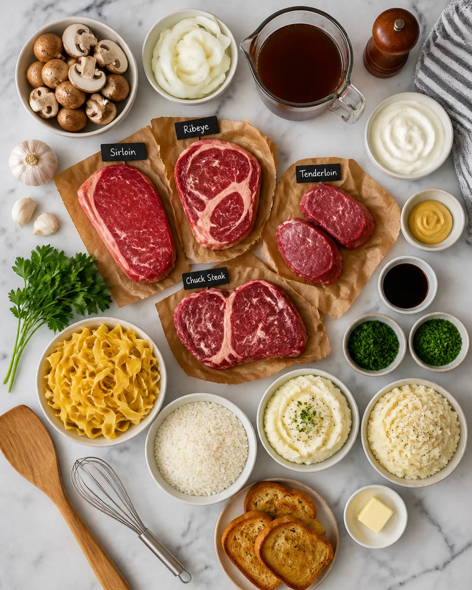 Easy Beef Stroganoff — Creamy Mushroom Noodles
