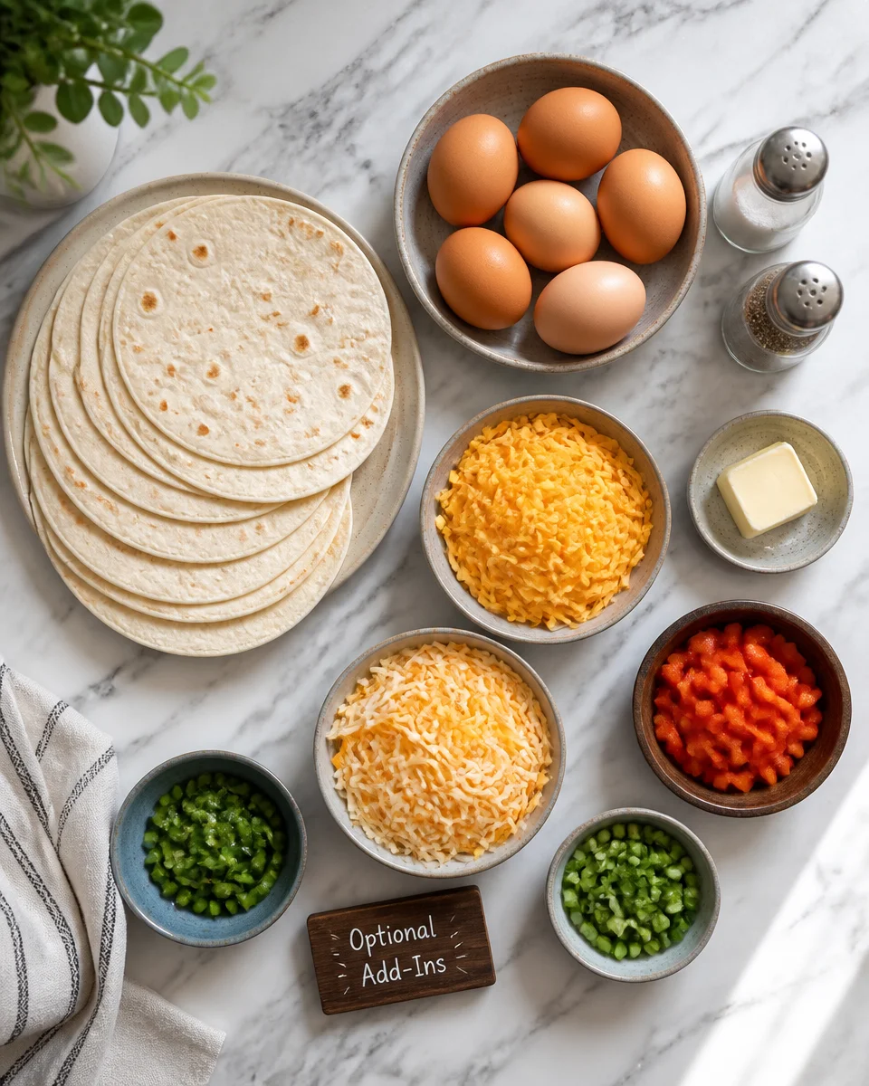 Easy Breakfast Taquitos — Egg Cheese Rolled