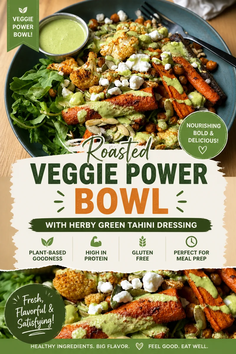 Easy Chicken Grain Bowl — Farro Roasted Veggie