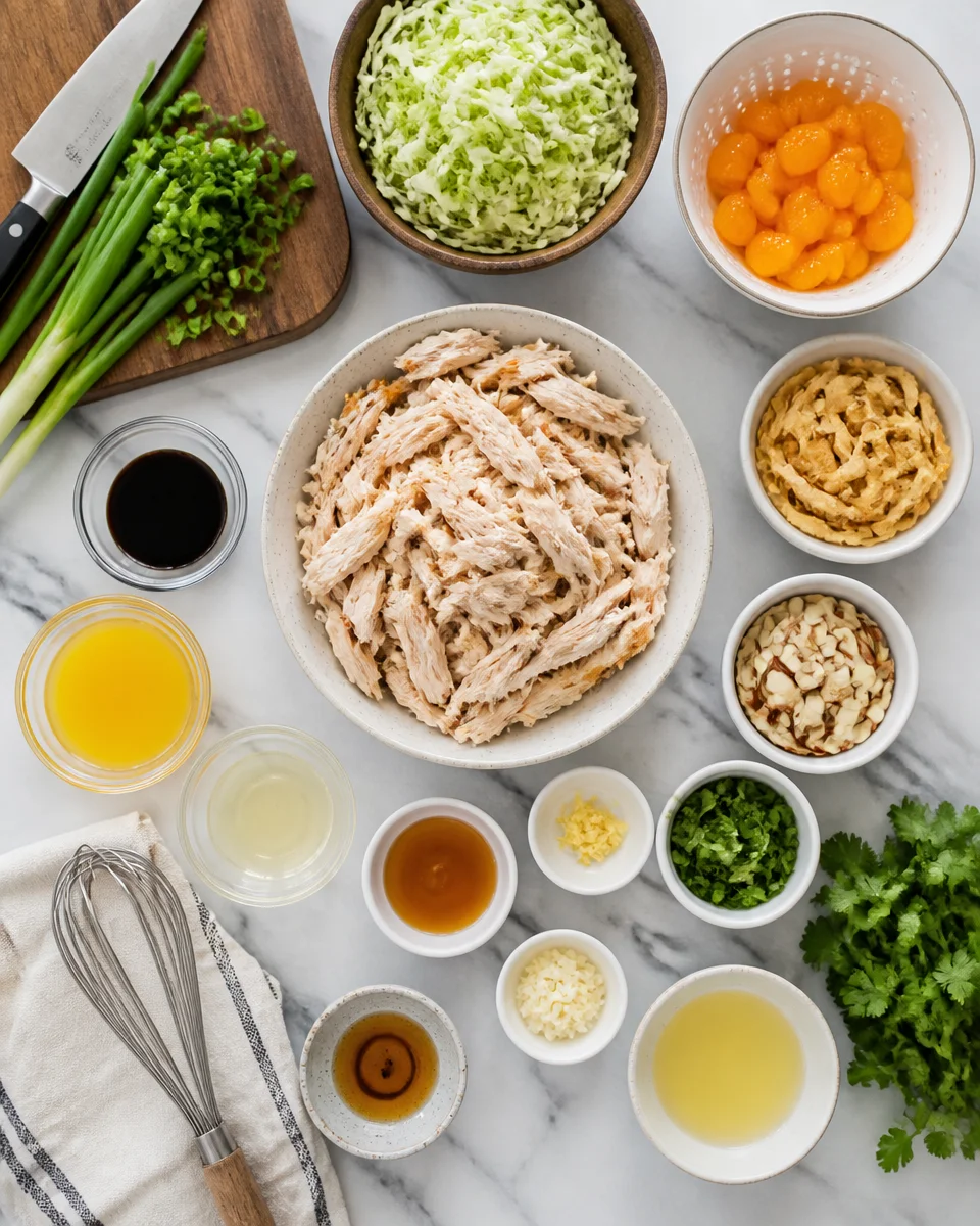 Easy Chinese Chicken Salad — Mandarin Crispy