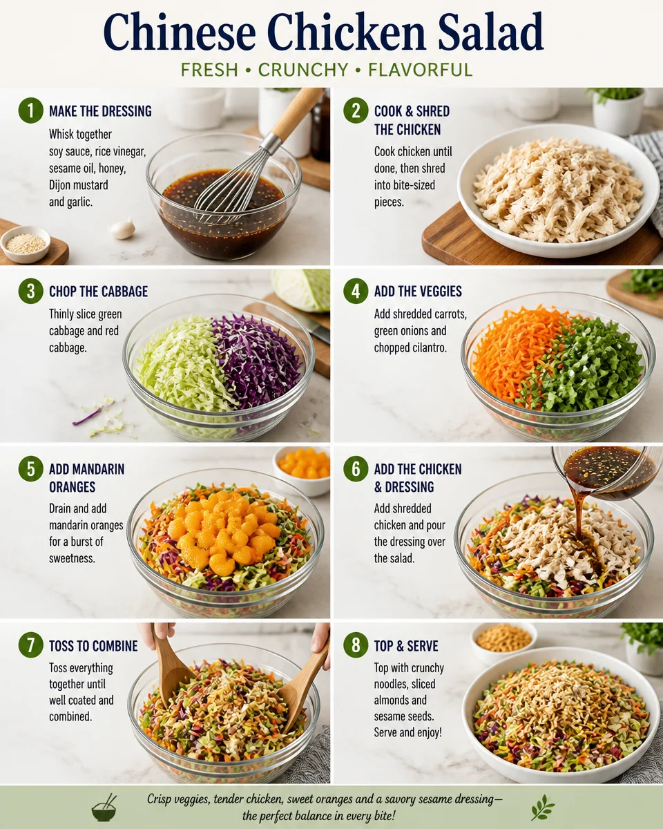Easy Chinese Chicken Salad — Mandarin Crispy