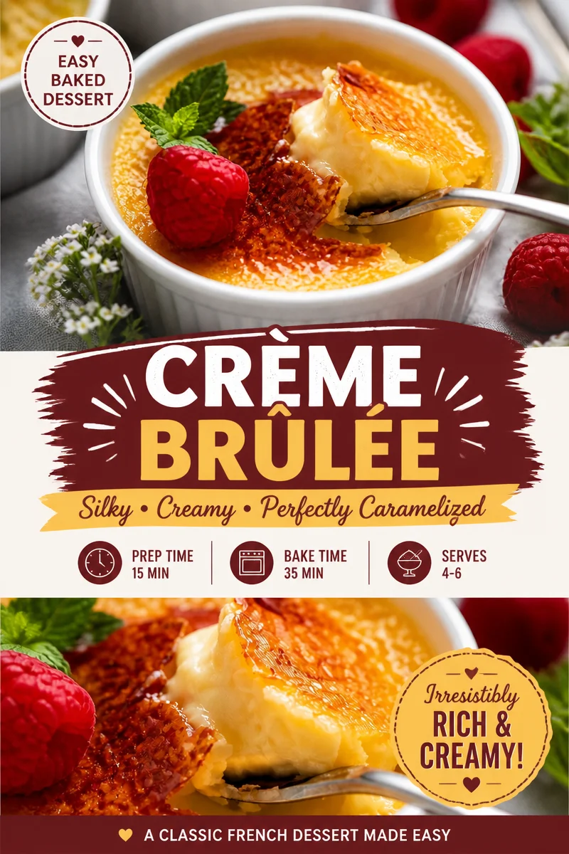 Easy Creme Brulee — Classic French Vanilla Custard