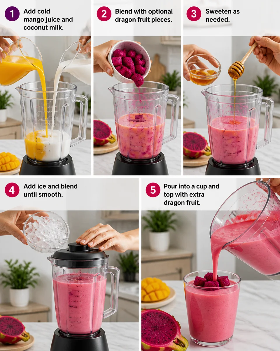 Easy Dragon Drink — Starbucks Mango Copycat