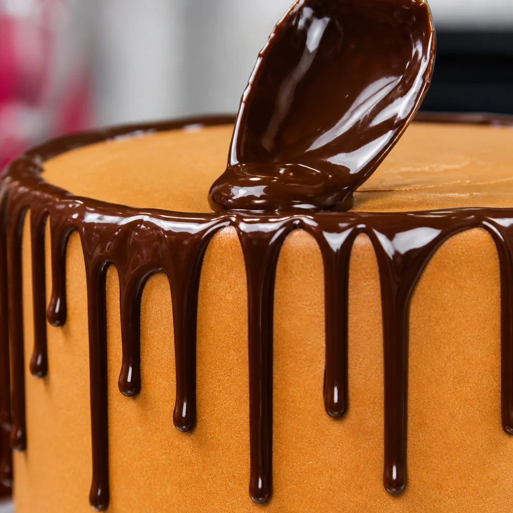 Easy Drip Cake with Chocolate Ganache Decoration - Step-by-step tutorial