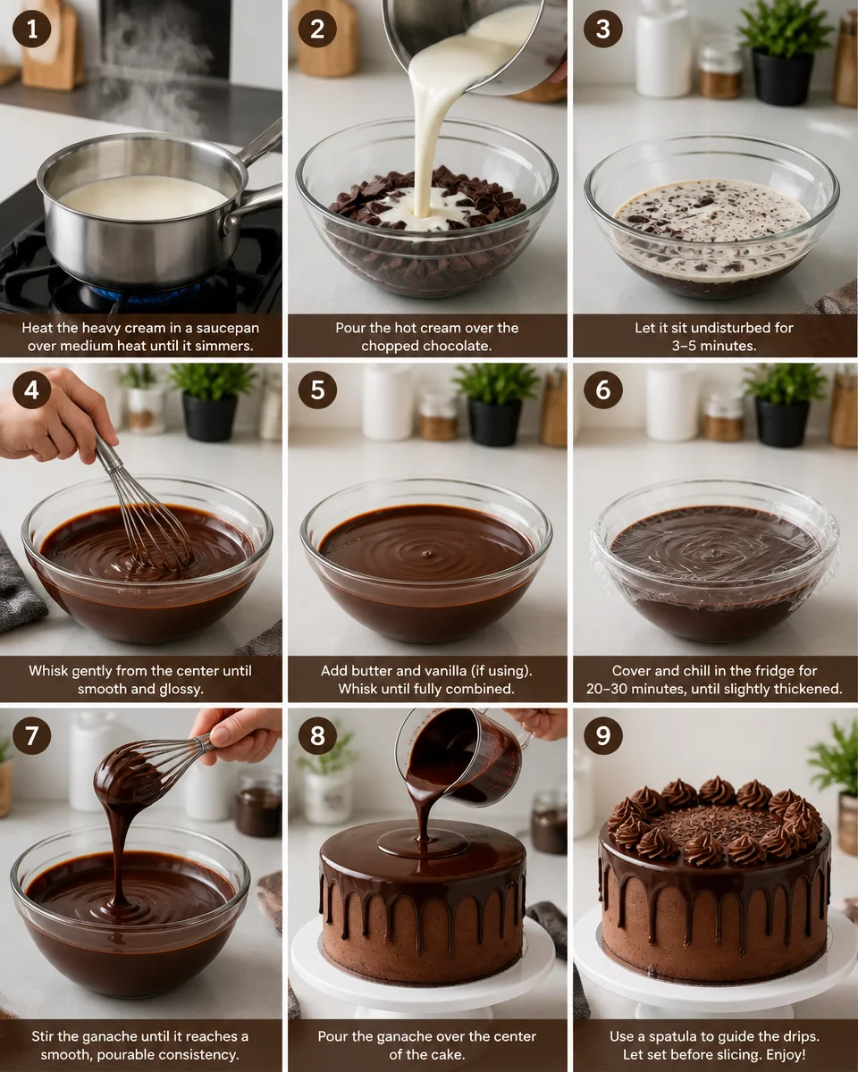 Easy Drip Cake — Chocolate Ganache Decorating