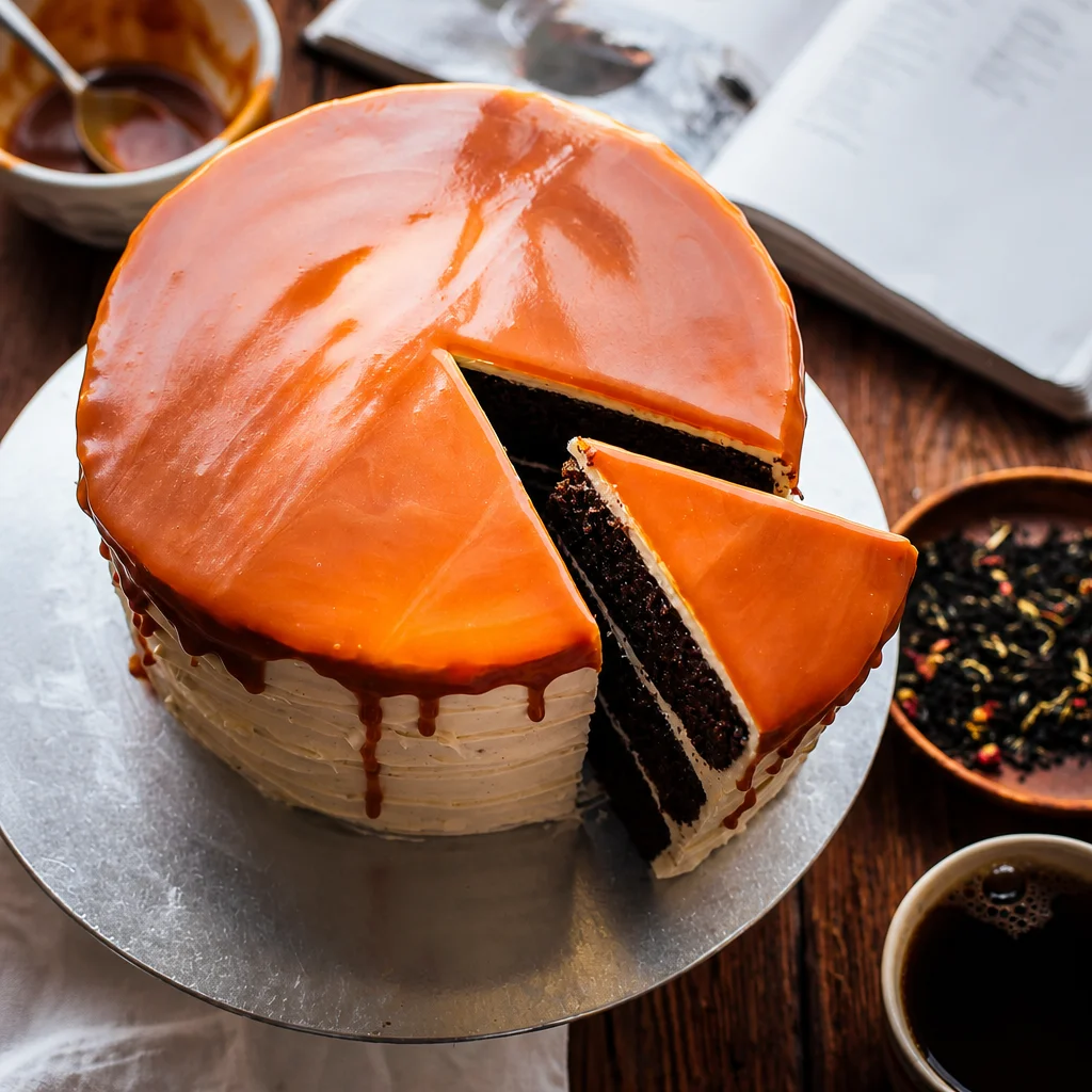 Easy Earl Grey Cake with creamy London Fog Frosting, perfect for tea lovers.