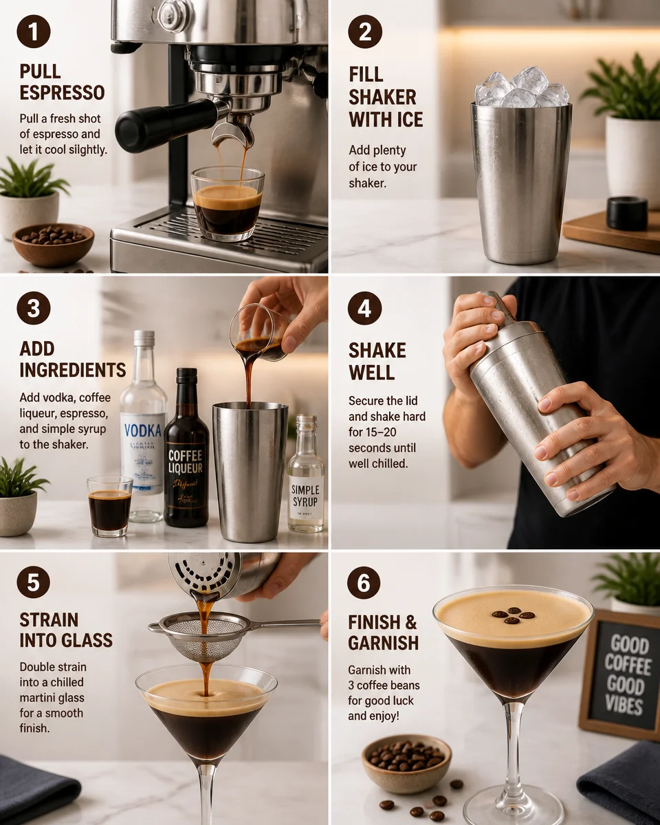 Easy Espresso Martini — Coffee Cocktail Classic