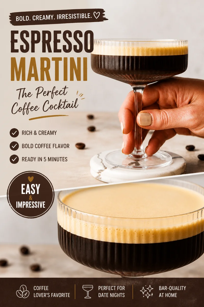 Easy Espresso Martini — Coffee Cocktail Classic