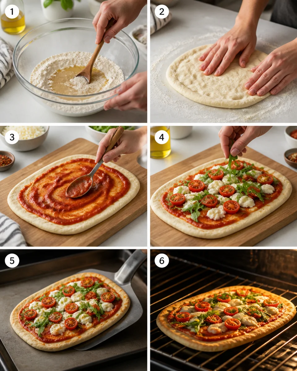 Easy Flatbread Pizza — Quick Lunch Recipe